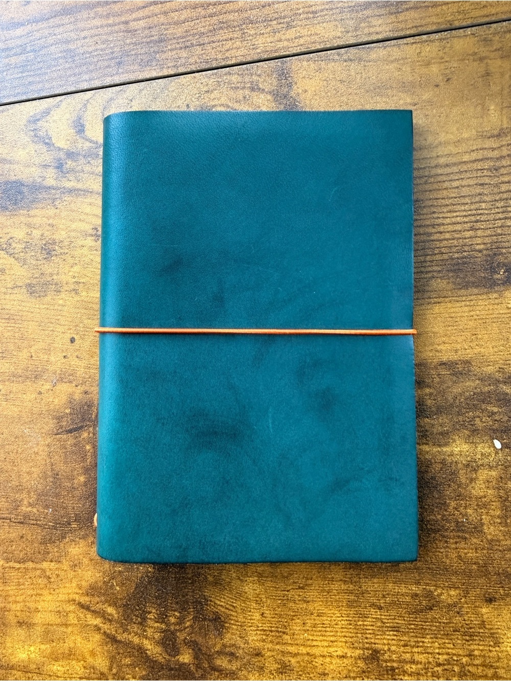Petrol Blue Pocket Leather Journal (Paper Republic)